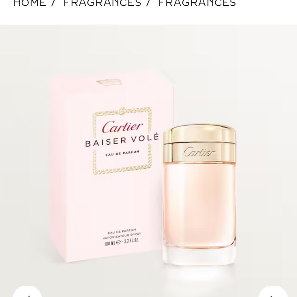Cartier   BAISER VOLÉ   perfume